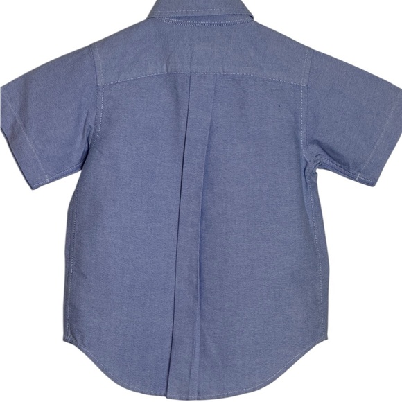 Polo by Ralph Lauren Blue Button Down Shirt Short Sleeve - Picture 4 of 7